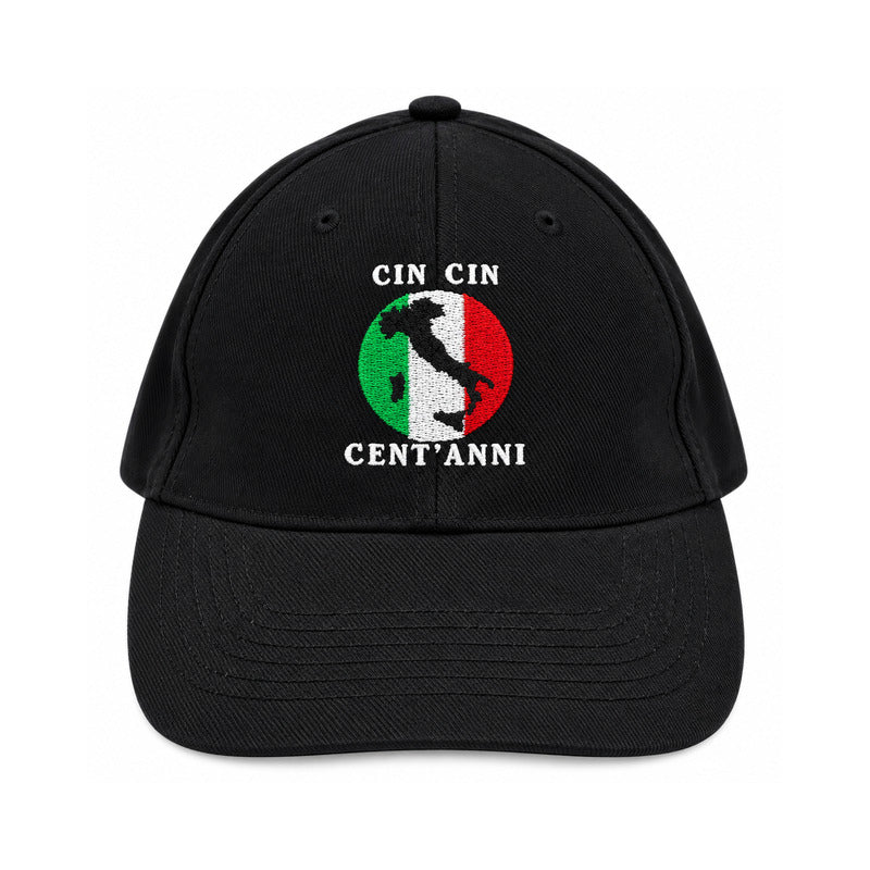 Cin Cin Cent’Anni Heavy Brushed Cotton Cap